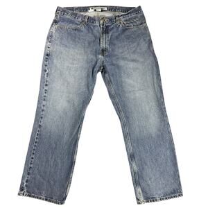 Harley Davidson Distressed Jeans Men's 38x29 Denim Relaxed Fit Pants Motorcycle